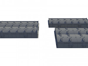 industrial buildings model pack 3D Model