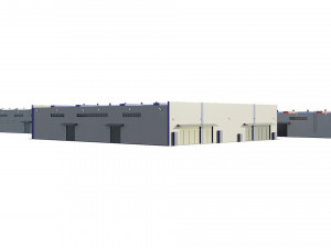industrial buildings model pack 3D Model