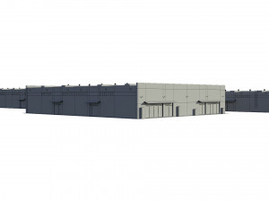 industrial buildings model pack 3D Model