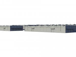 industrial buildings model pack 3D Model