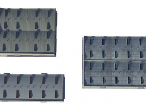 industrial buildings model pack 3D Model