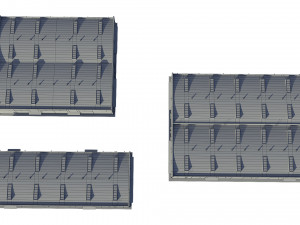 industrial buildings model pack 3D Model