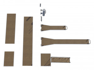 marina for boats 3D मॉडल