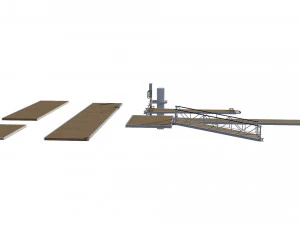 marina for boats 3D Model