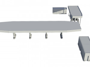 gas station 3D Model
