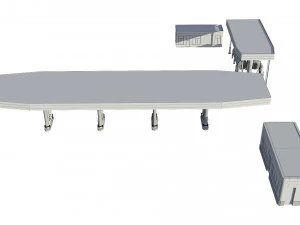 gas station 3D Model
