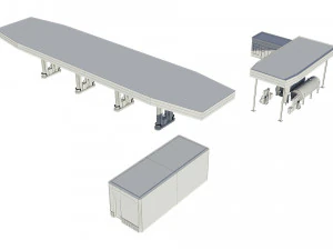 gas station 3D Model