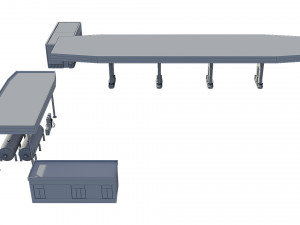 gas station 3D Model