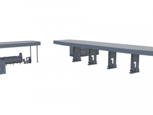 gas station 3D Model