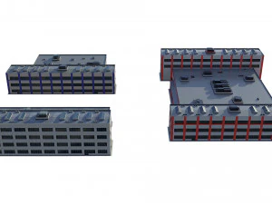 industrial buildings model pack 3D Model