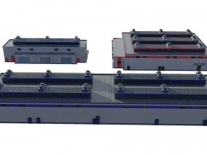 industrial buildings model pack 3D 模型