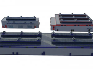 industrial buildings model pack 3D Model