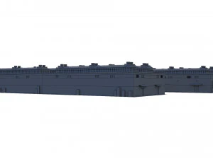 industrial buildings model pack 3D Model
