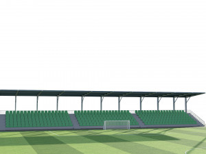 soccer football field Modèle 3D