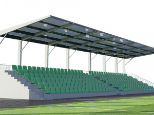 soccer football field Modèle 3D