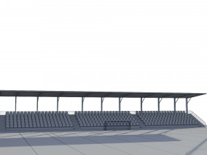 soccer football field Modèle 3D