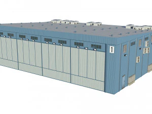 hangar Modelo 3D