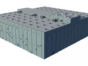 hangar Modello 3D