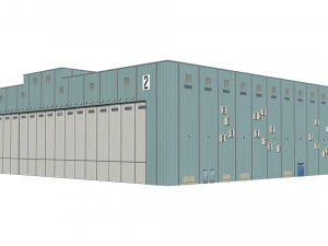hangar Modello 3D