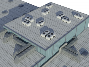 hangar Modelo 3D