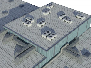 hangar Modello 3D