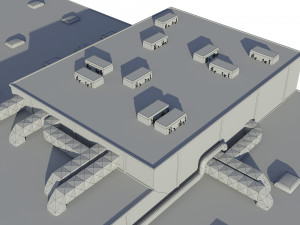 hangar Modelo 3D