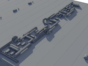hangar 3D Model