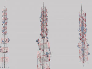 torre de telecomunicaciones Modelo 3D