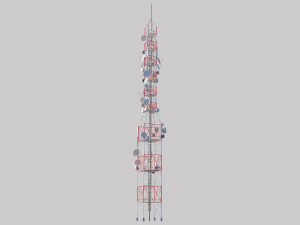 telecommunication tower 3D Model