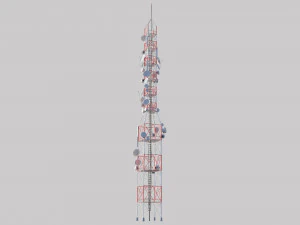 telecommunication tower 3D Model
