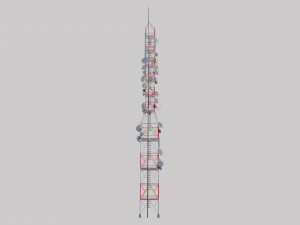 telecommunication tower 3D Model