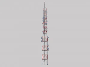telecommunication tower 3D Model