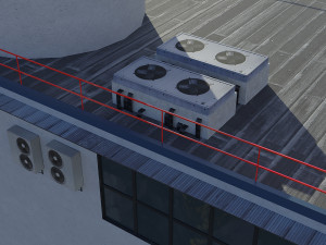 airport control tower 3Dモデル