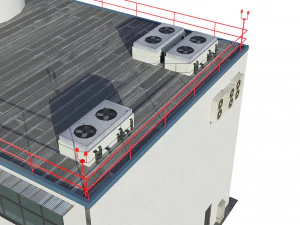 airport control tower 3D Model