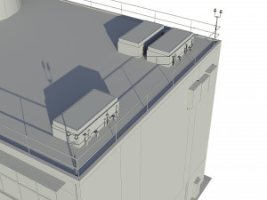 airport control tower 3Dモデル
