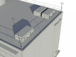 airport control tower 3D Model
