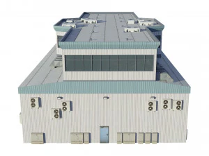 hangar Modelo 3D