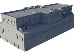 hangar Model 3D