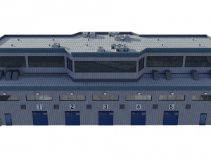 hangar Model 3D