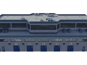 hangar Modelo 3D