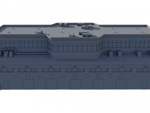 hangar Modelo 3D