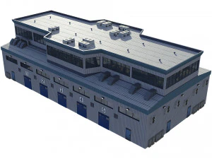 hangar Modelo 3D