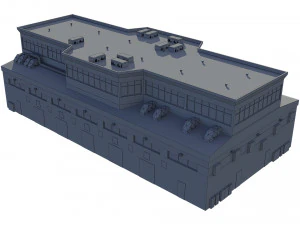 hangar Modelo 3D