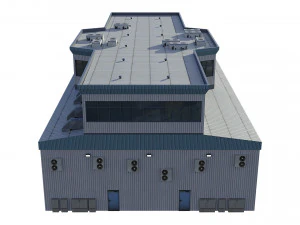 hangar Modelo 3D