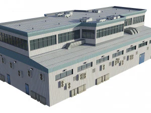 hangar Modelo 3D