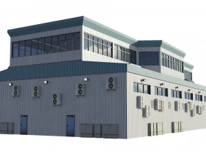 hangar Modelo 3D