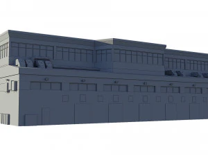 hangar Modelo 3D