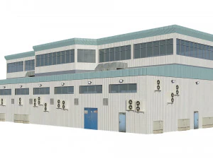 hangar Modelo 3D