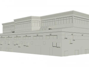hangar Modelo 3D