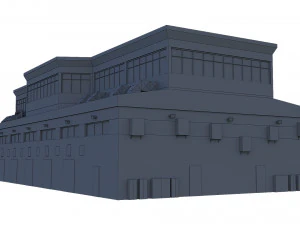 hangar Modelo 3D